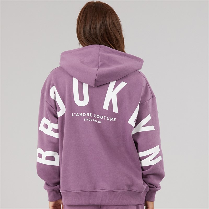 Womens Nerida Hoodie Grape - Image 3