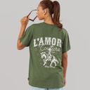 Womens Marlow Oversized T-Shirt Khaki
