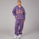 Womens LC Athletic Hoodie And Joggers Tracksuit Grape