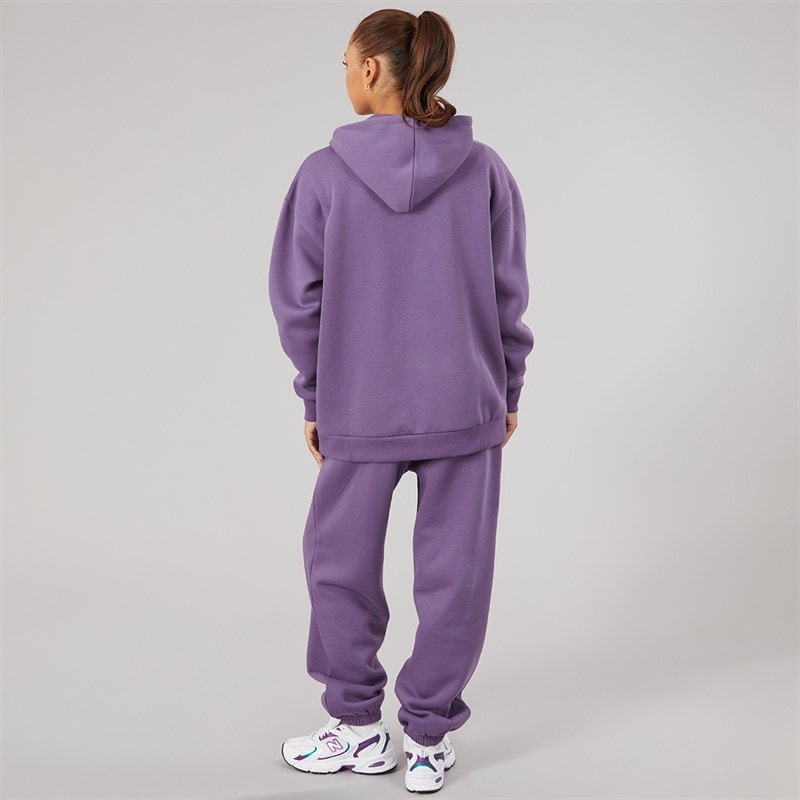 Womens LC Athletic Hoodie And Joggers Tracksuit Grape - Image 2