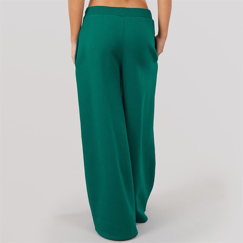 Womens Orielle Wide Leg Joggers Green - Image 2