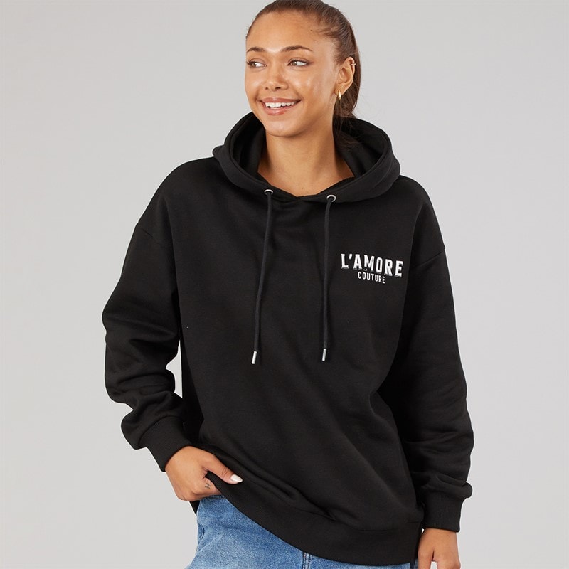 Womens Aralyn Hoodie Black - Image 2