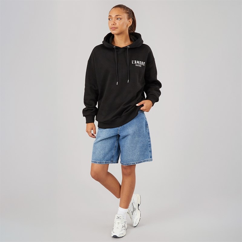 Womens Aralyn Hoodie Black - Image 4