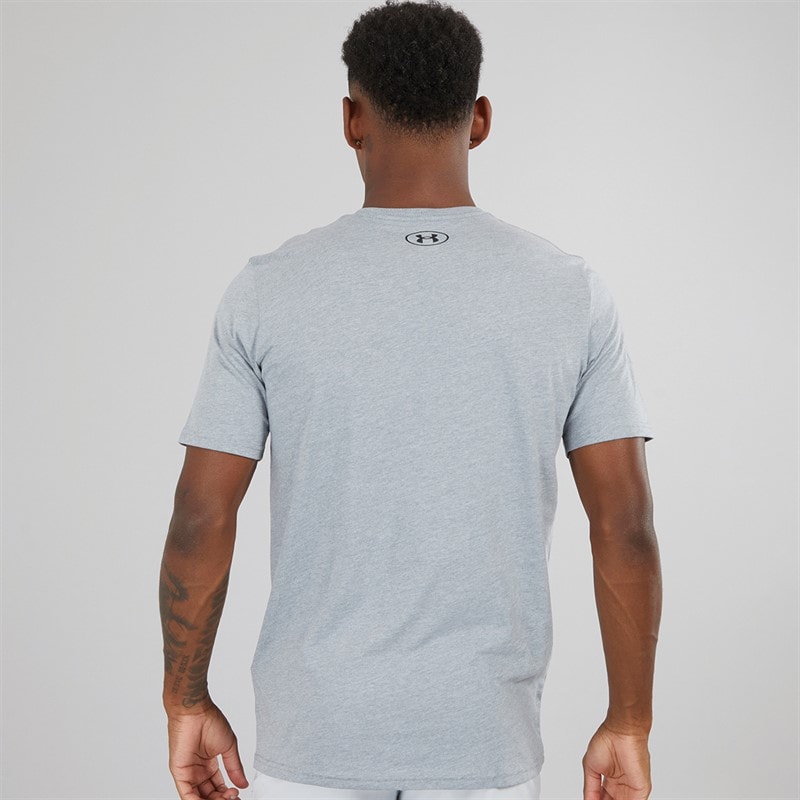 Under Armour Mens UA Sportstyle Left Chest Short Sleeve T-Shirt Grey - Image 2