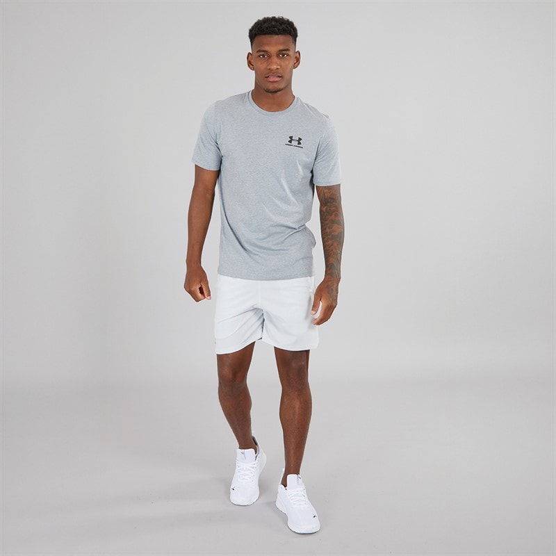 Under Armour Mens UA Sportstyle Left Chest Short Sleeve T-Shirt Grey - Image 4