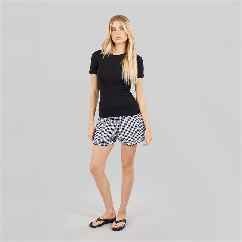 Womens Lulu T-Shirt Black - Image 3