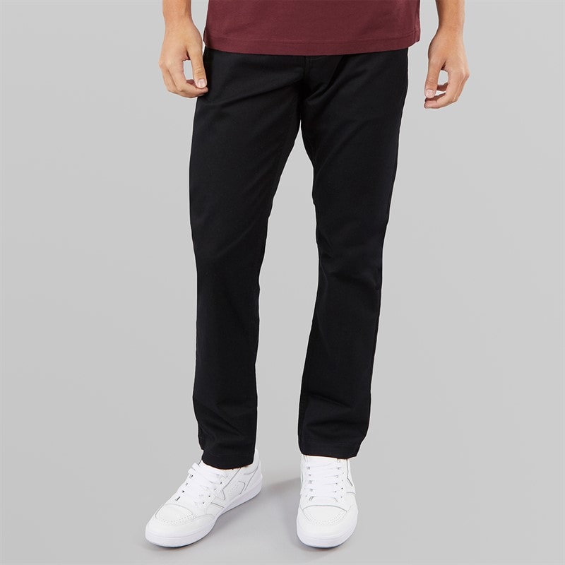 Mens Authentic Slim Chinos Black - Image 1