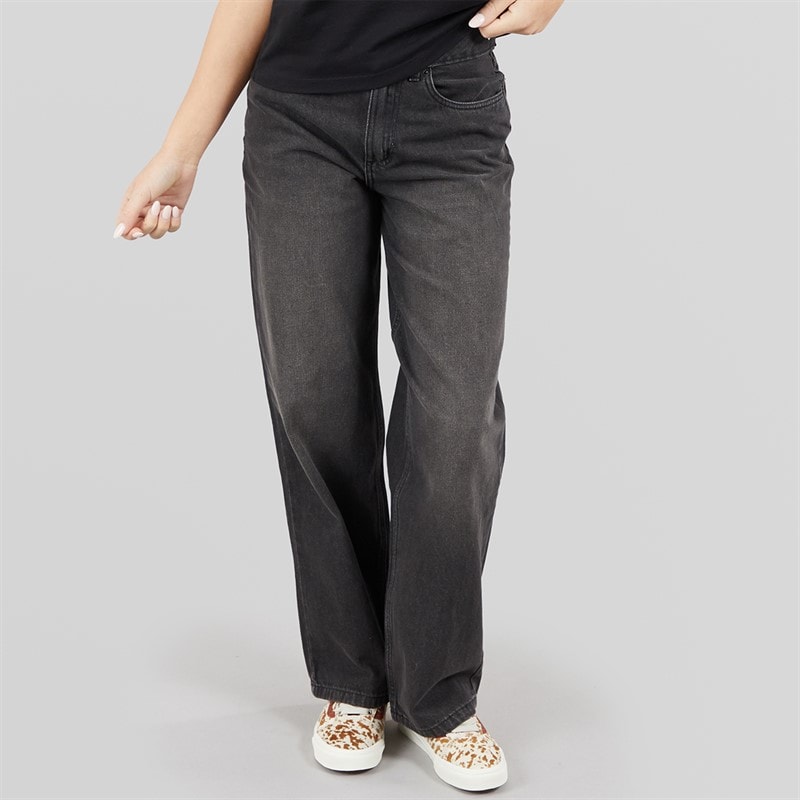 Vans Womens Sirelle Five Pocket Puddle Jeans Black - Image 3