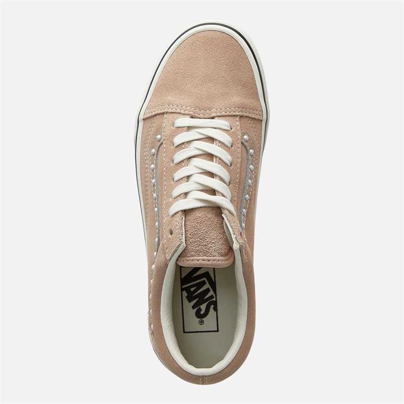 Womens Old Skool Trainers Warm Taupe - Image 4