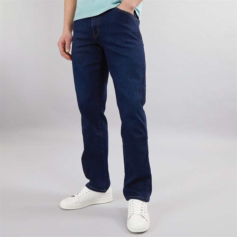 Mens Texas Straight Fit Jeans Cosmic Blue - Image 1