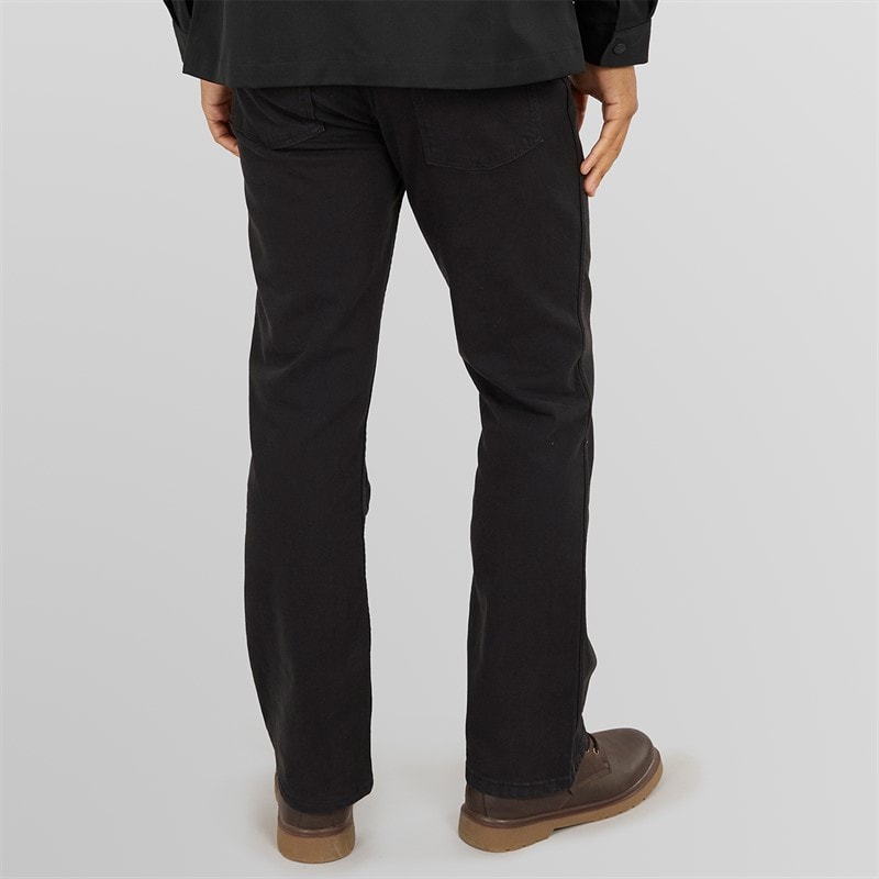 Mens Horizon Regular Bootcut Jeans Black Rinse - Image 2