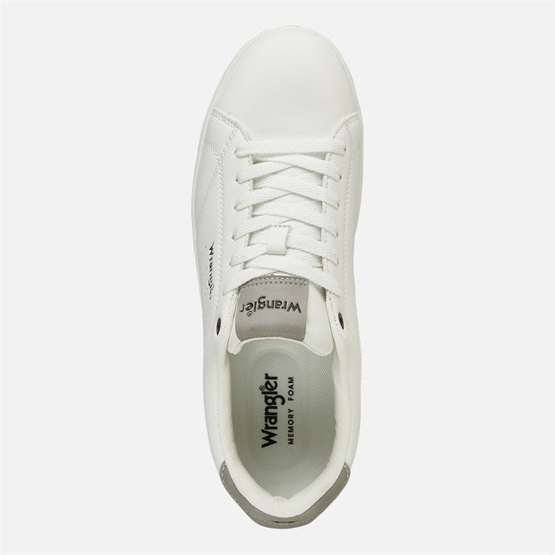 Mens Bennet Trainers Bright White - Image 4