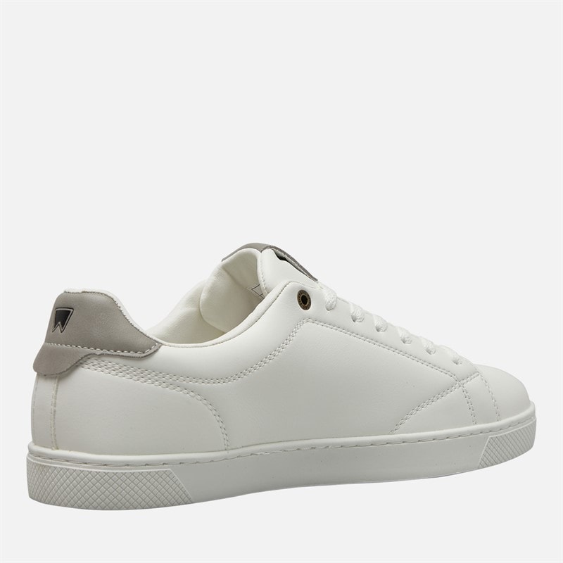 Mens Bennet Trainers Bright White - Image 5