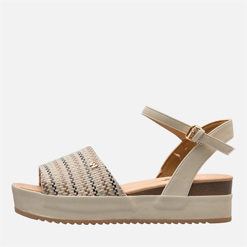 Womens Norma Chunky Ankle Strap Sandals Birch - Image 1