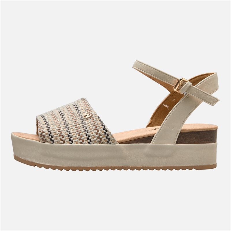 Womens Norma Chunky Ankle Strap Sandals Birch - Image 2