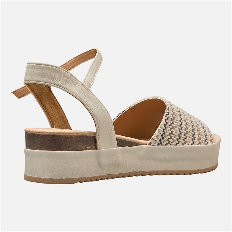 Womens Norma Chunky Ankle Strap Sandals Birch - Image 5