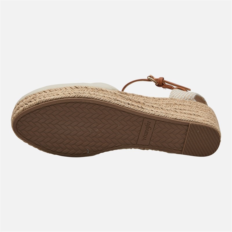 Womens Bela Ankle Strap Wedge Sandals Birch - Image 3