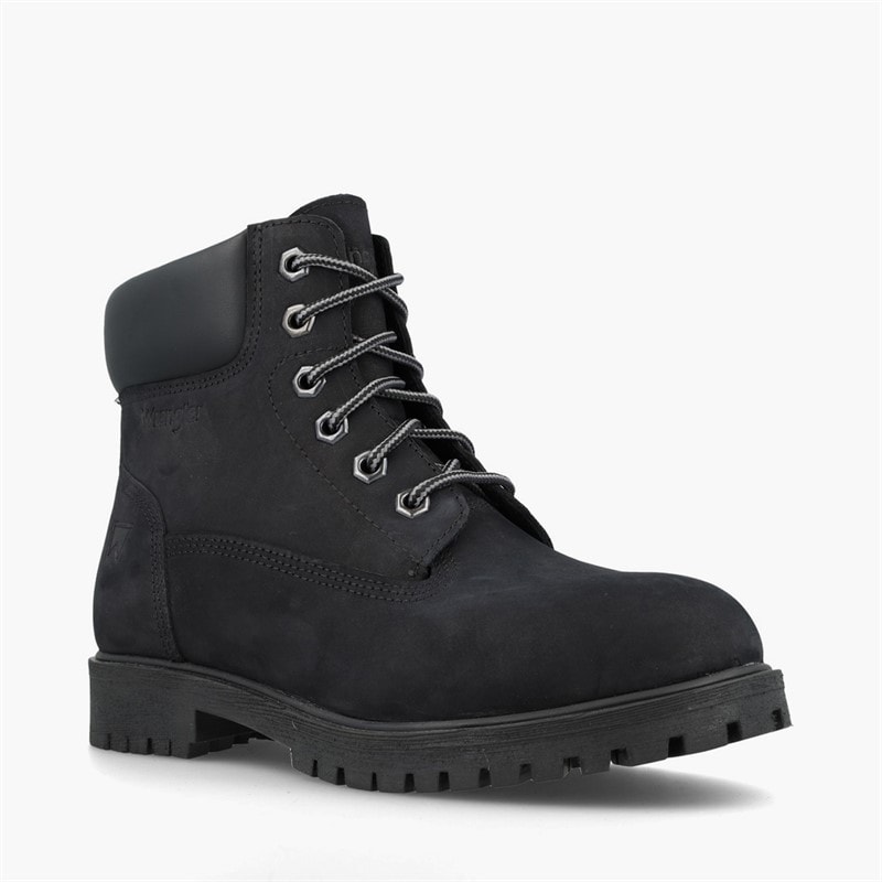 Womens Faron Boots Triple Black - Image 5
