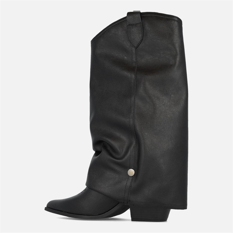 Womens Talia Tall Boots Black - Image 3