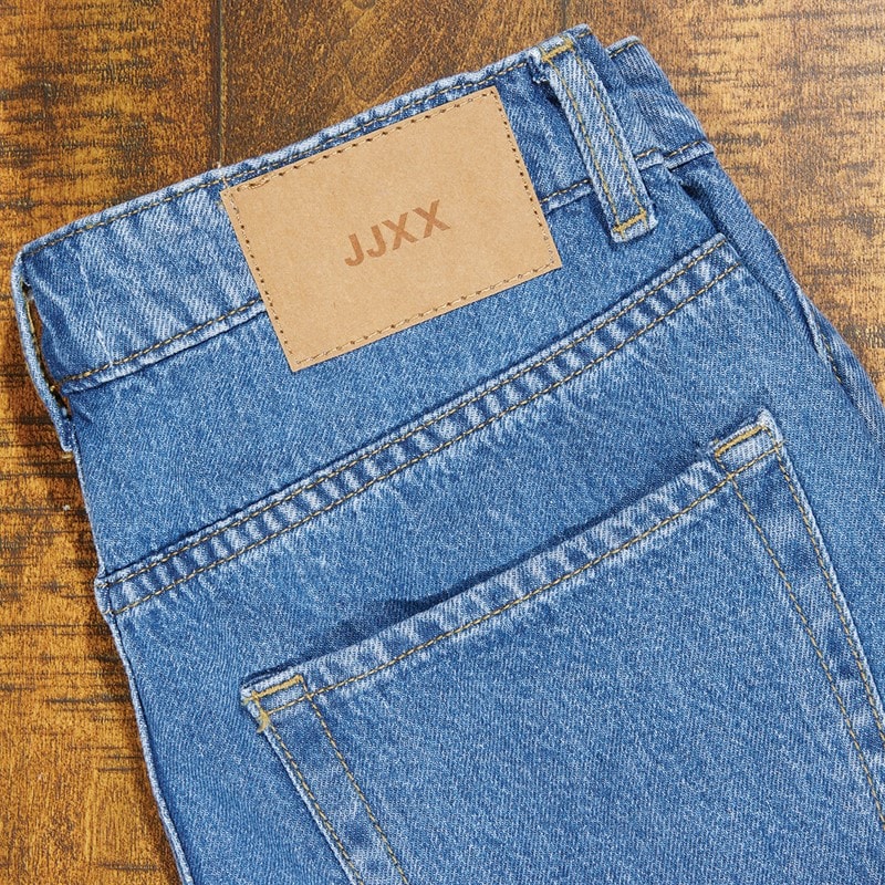 Womens Aura Long Denim Skirt Medium Blue Denim - Image 3
