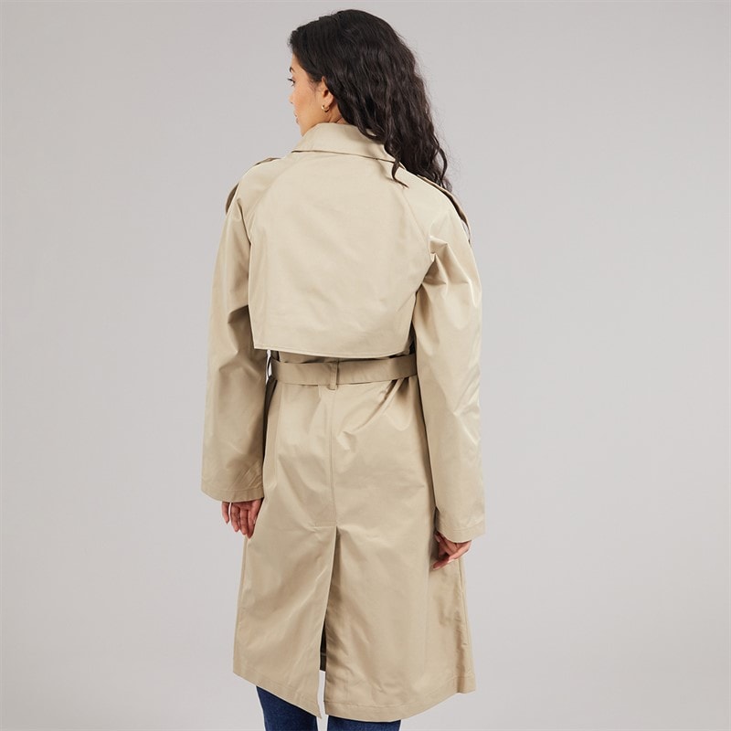 Womens Sophi Trench Coat Twill - Image 2