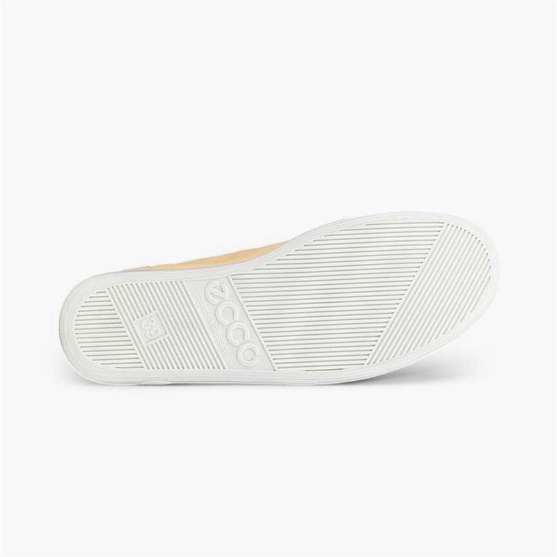 Womens Soft 2 Anniversary Leather Trainers Straw - Image 4