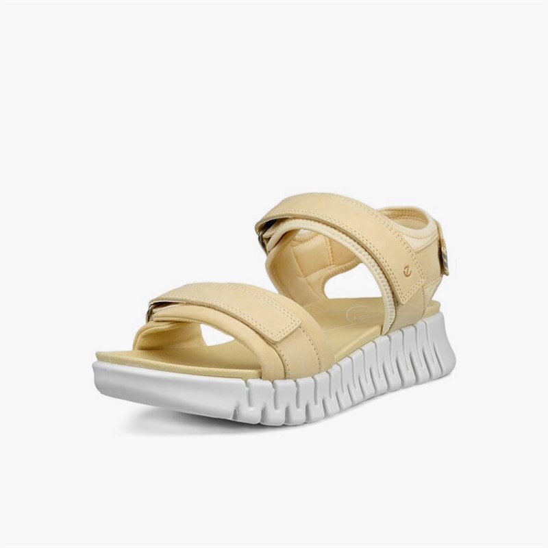 Womens Gruuv Sol Nubuck Ankle Strap Sandals Straw - Image 2