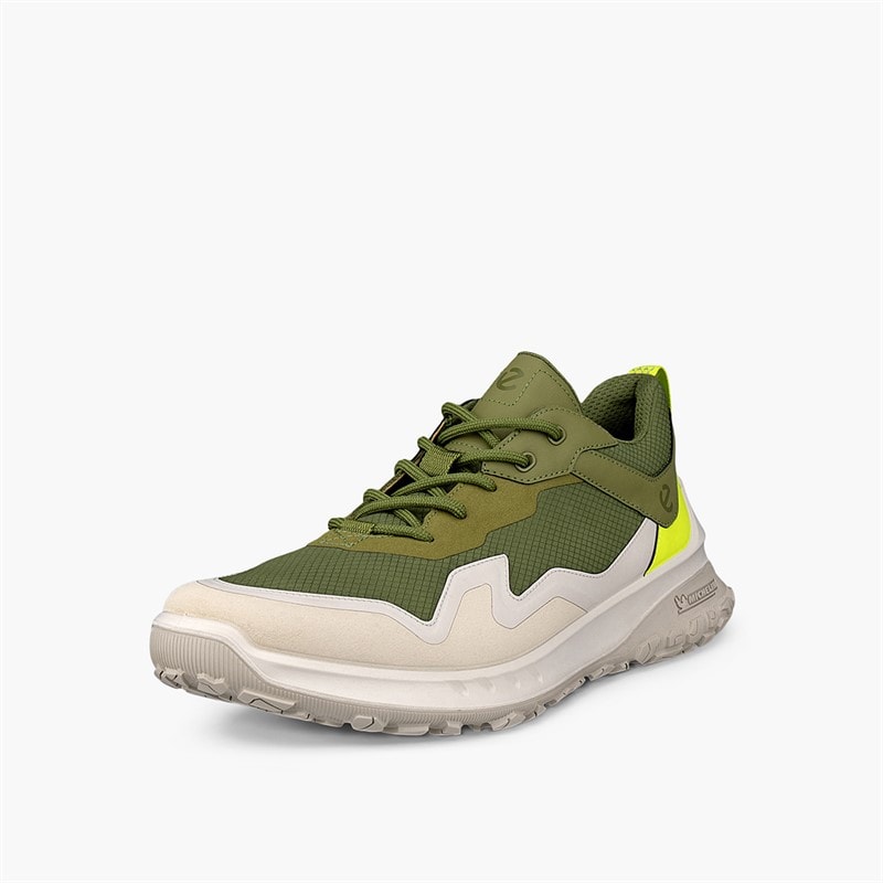 Mens ULT TRN Outdoor Trainers Gravel/Acorn/Lime Punch - Image 2
