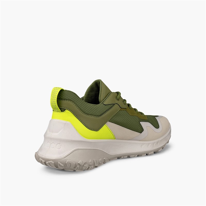 Mens ULT TRN Outdoor Trainers Gravel/Acorn/Lime Punch - Image 3