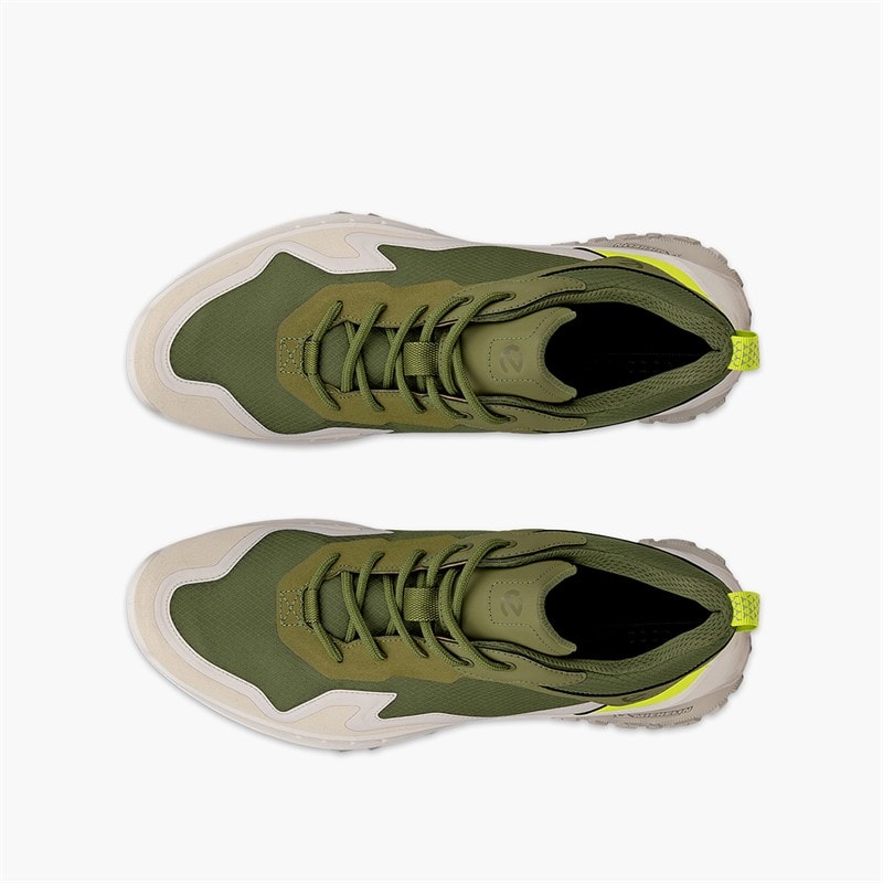 Mens ULT TRN Outdoor Trainers Gravel/Acorn/Lime Punch - Image 4