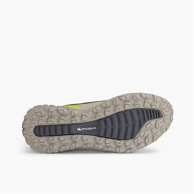 Mens ULT TRN Outdoor Trainers Gravel/Acorn/Lime Punch - Image 5