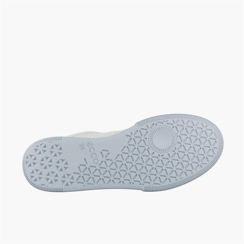 Womens Street Court Leather Trainers Air/White - Image 4