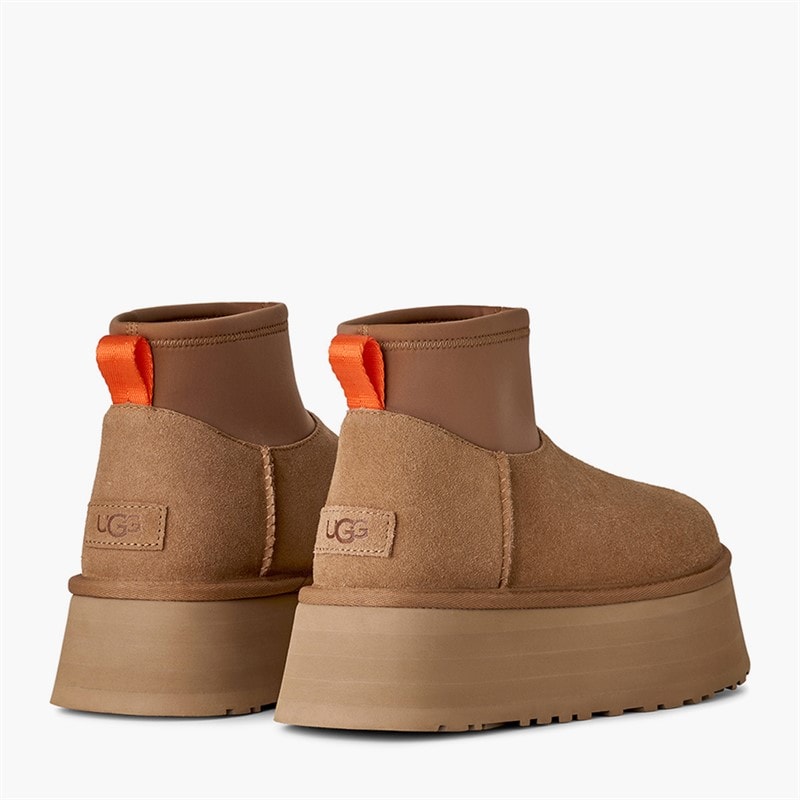 Womens Classic Mini Dipper Boots Chestnut - Image 4