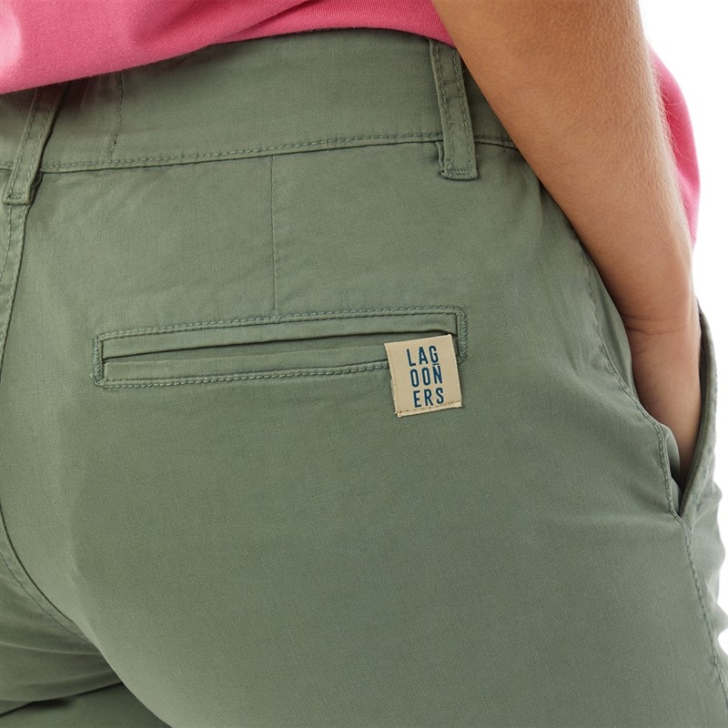 Womens Billie Shorts Khaki - Image 3