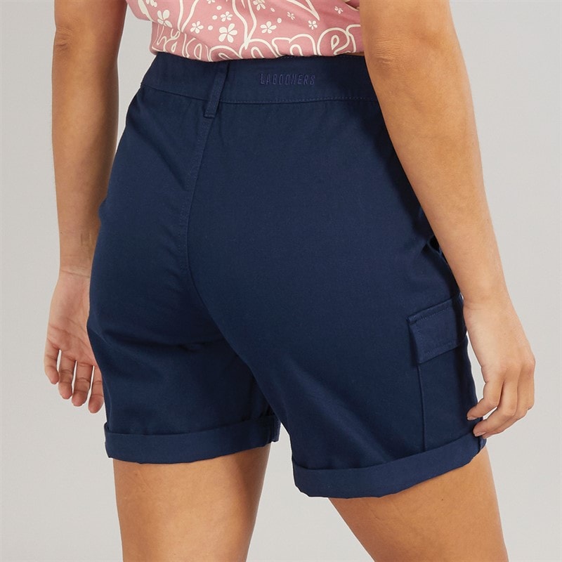 Womens Indie Shorts Navy - Image 2