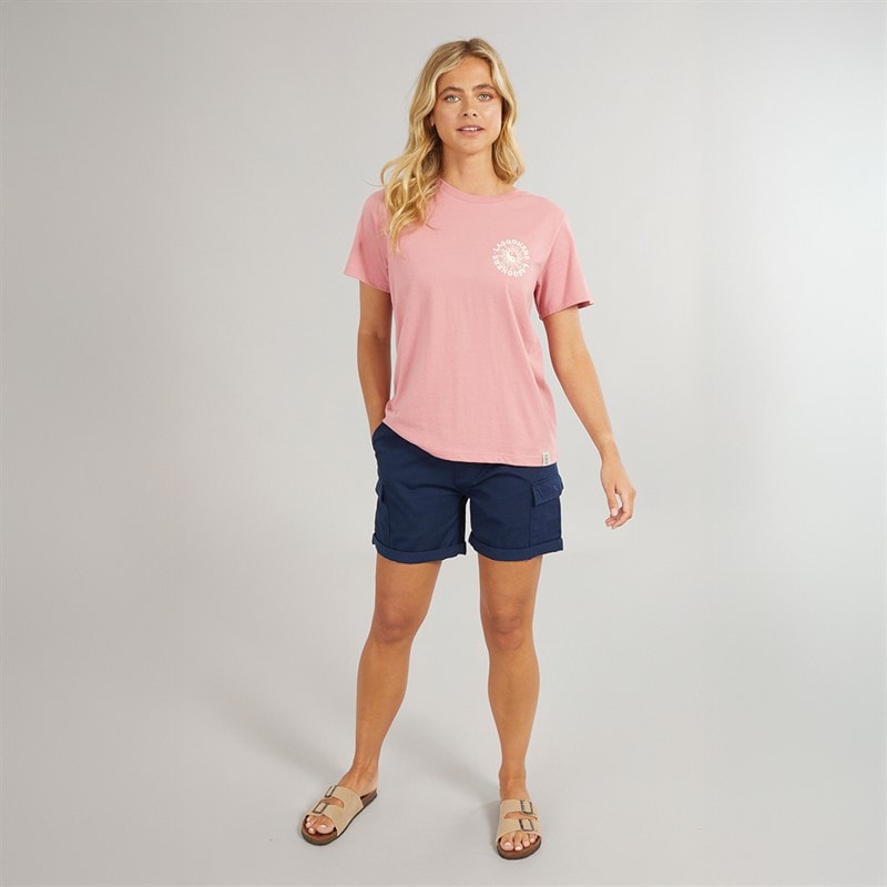 Womens Indie Shorts Navy - Image 4