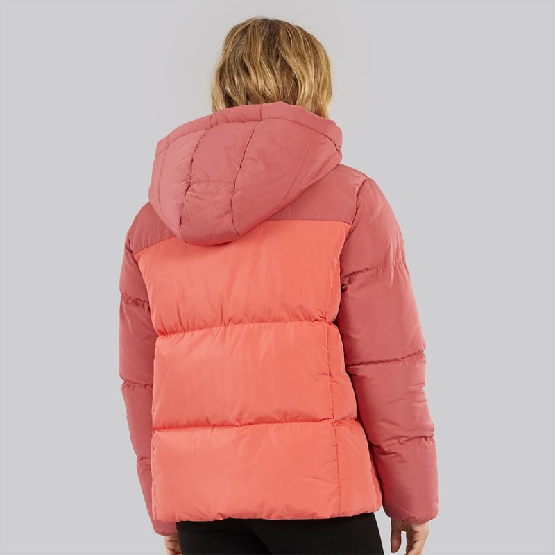 Womens St Agnes Short Puffer Jacket Red - Image 2