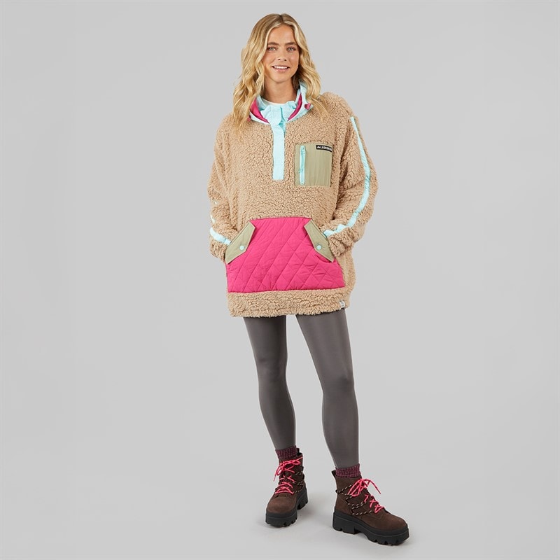 Womens Padley OTH Borg Jacket Multi - Image 4