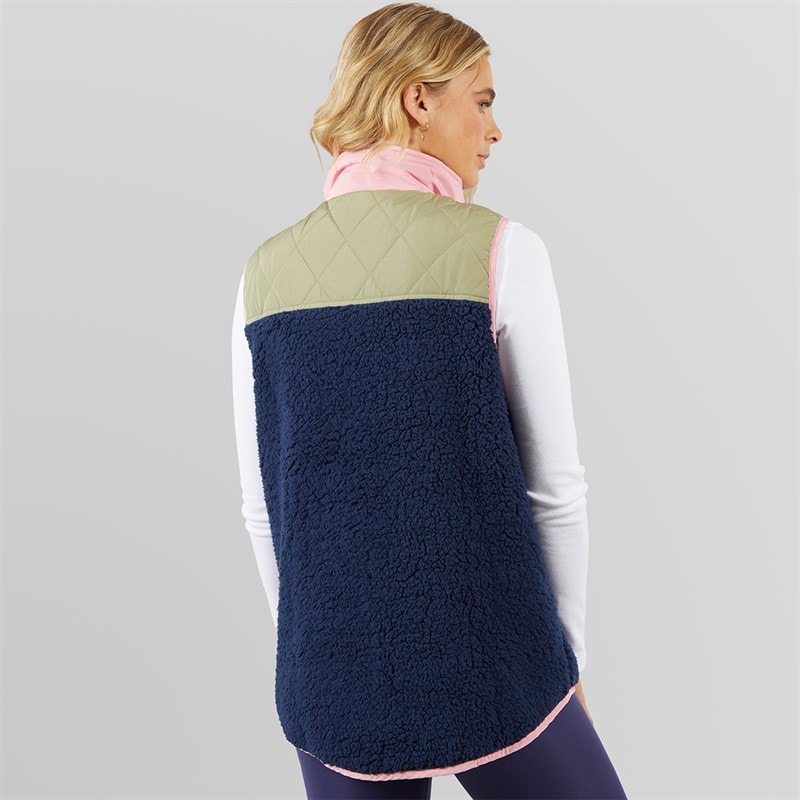 Womens Essy Borg Gilet Multi - Image 2