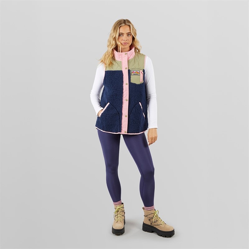 Womens Essy Borg Gilet Multi - Image 4