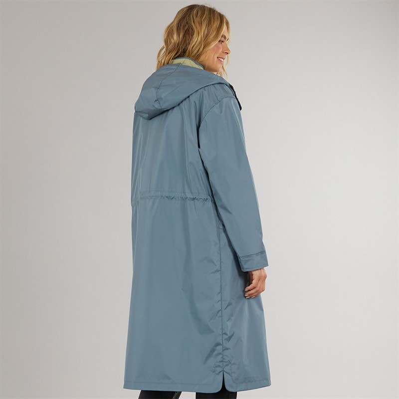 Womens Eskdale 2-In-1 Coat Navy/Green - Image 2