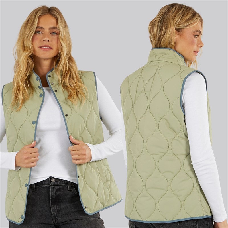 Womens Eskdale 2-In-1 Coat Navy/Green - Image 3