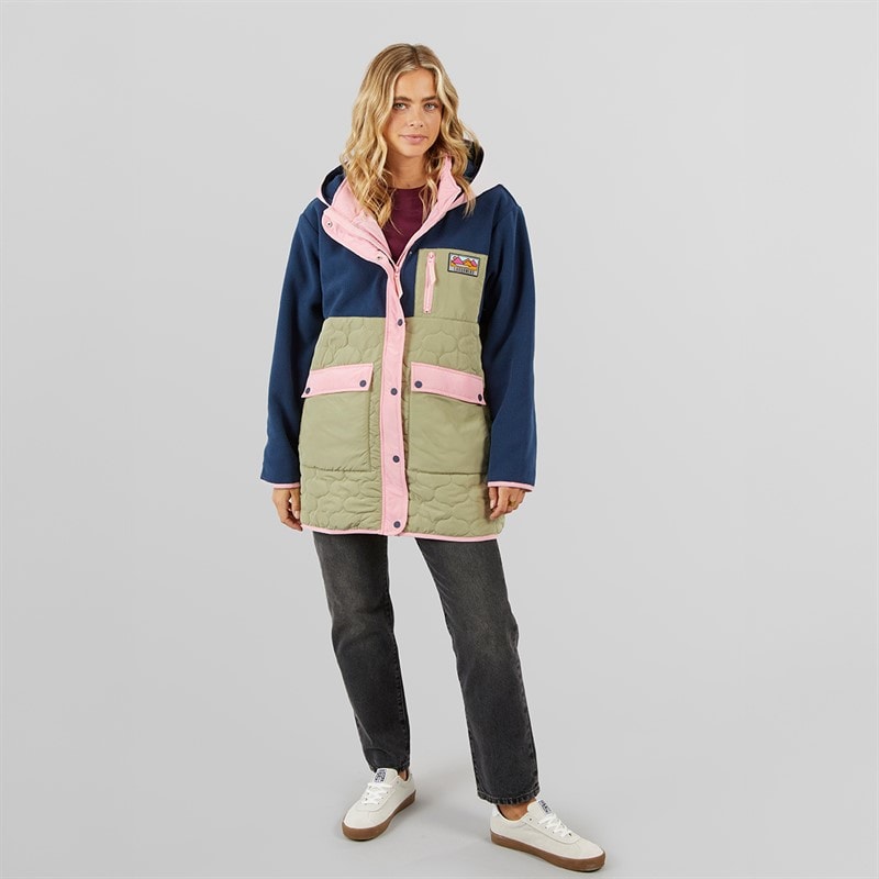 Womens Daley Parka Jacket Multi - Image 4