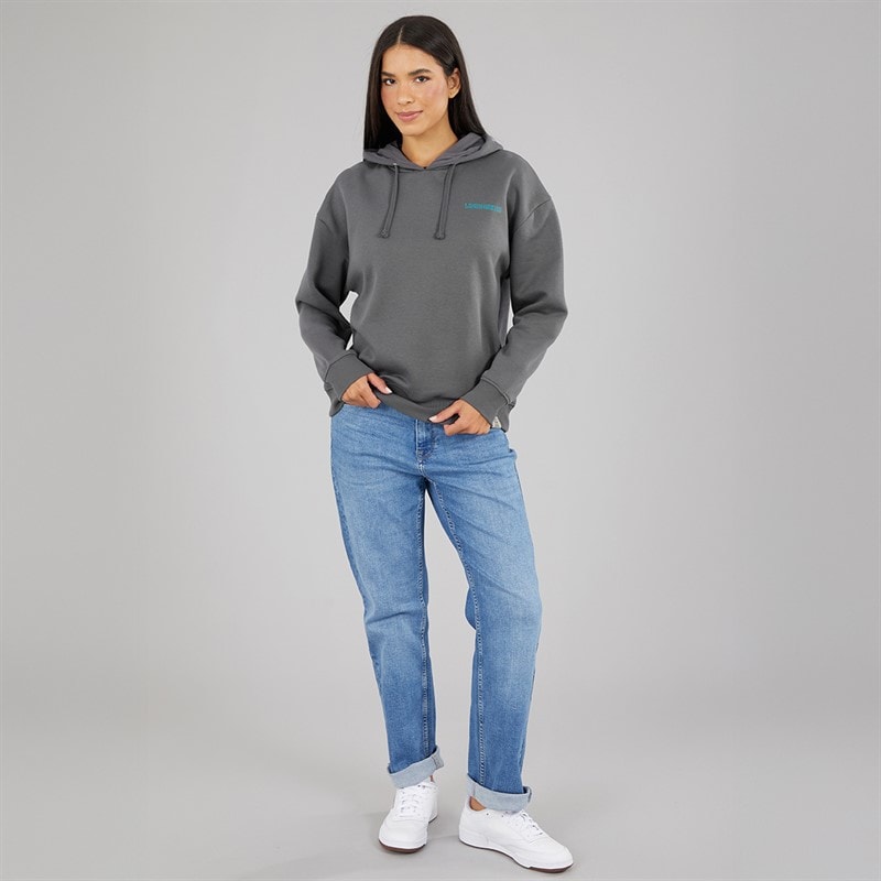 Womens Little Sedge Hoodie Charcoal - Image 4