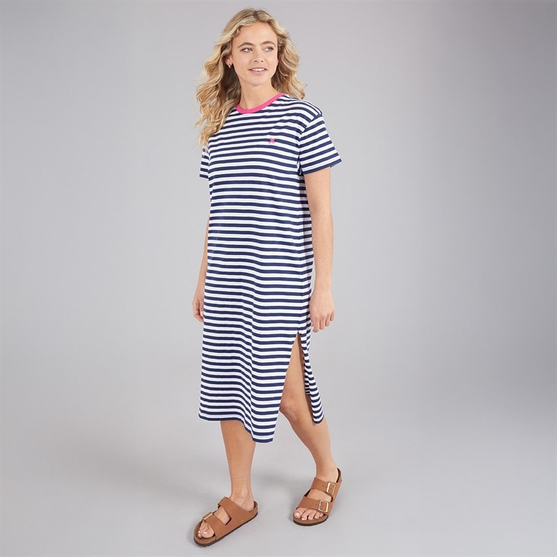 Womens Gatemoor Dress Navy/White - Image 4