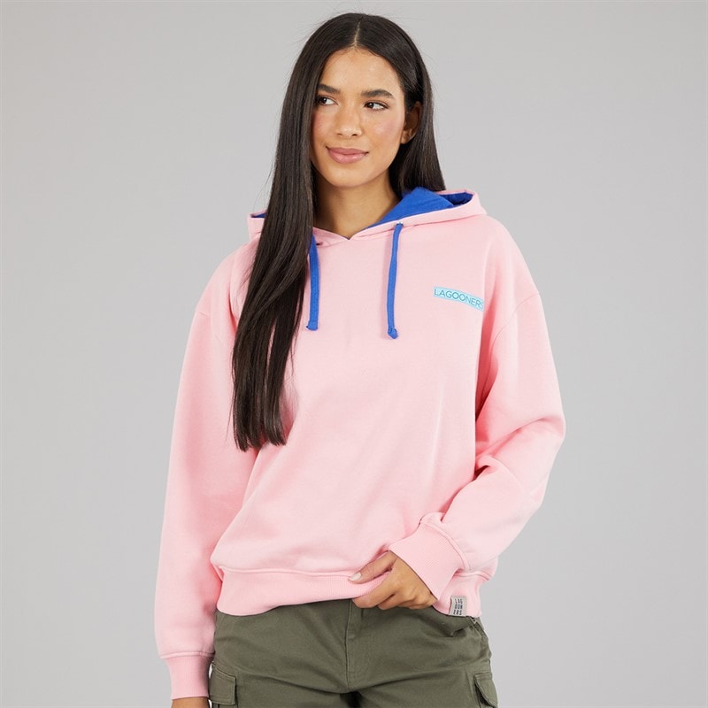 Womens Pheasant Rise Graphic Hoodie Pink - Image 2