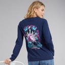 Womens Airdrie Long Sleeve T-Shirt Navy