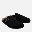 Mens Noah Mules Black Suede
