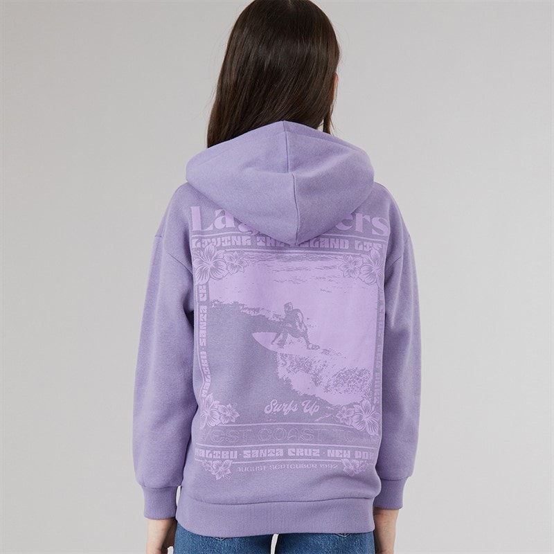Girls Driftwood Hoodie Violet - Image 3