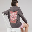Girls Barley Hoodie Charcoal